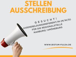 Jugendbildungsreferent/in (m/w/d) für die Regionalstelle Marburg/ Amöneburg